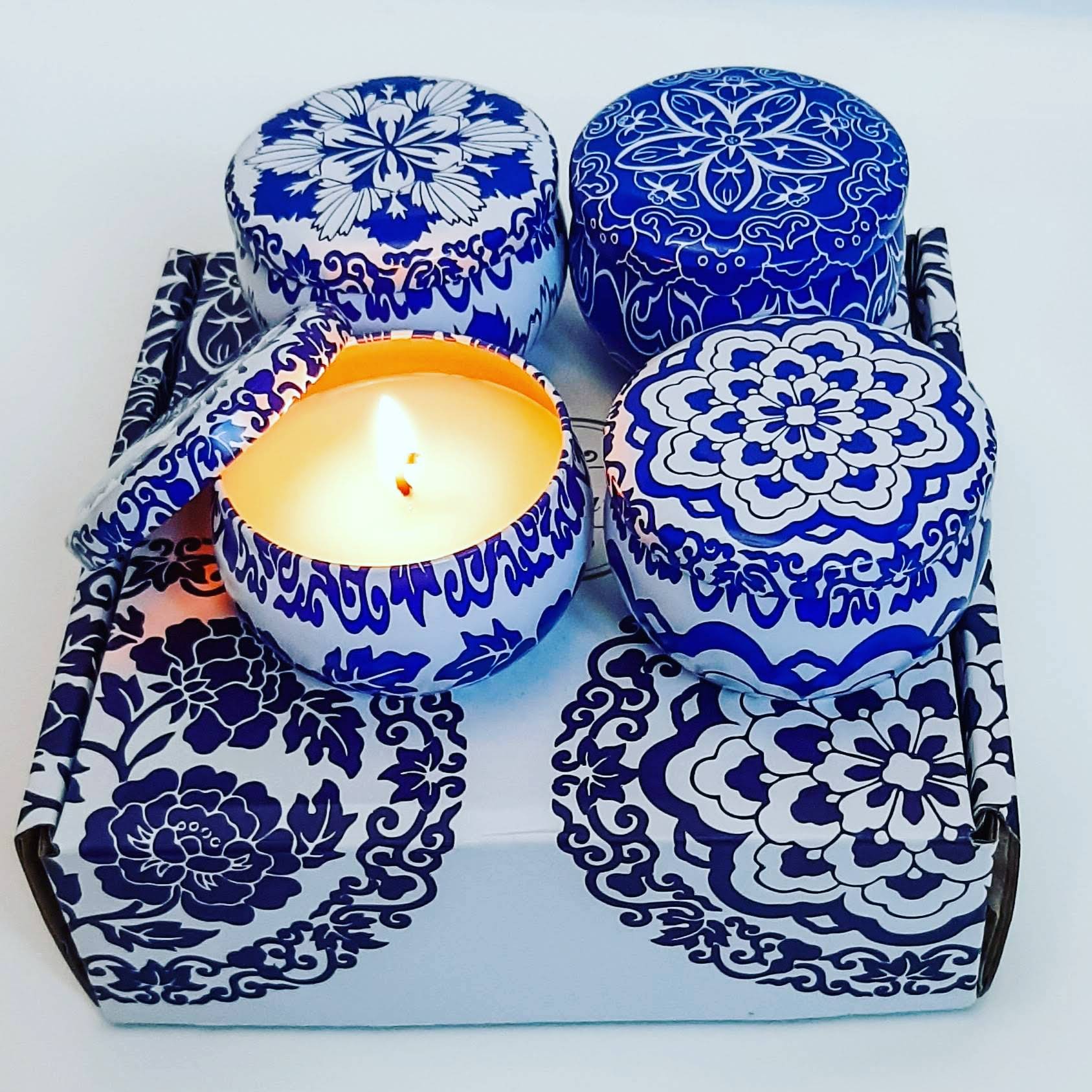 Scented and Decorative Candle Gift Set
