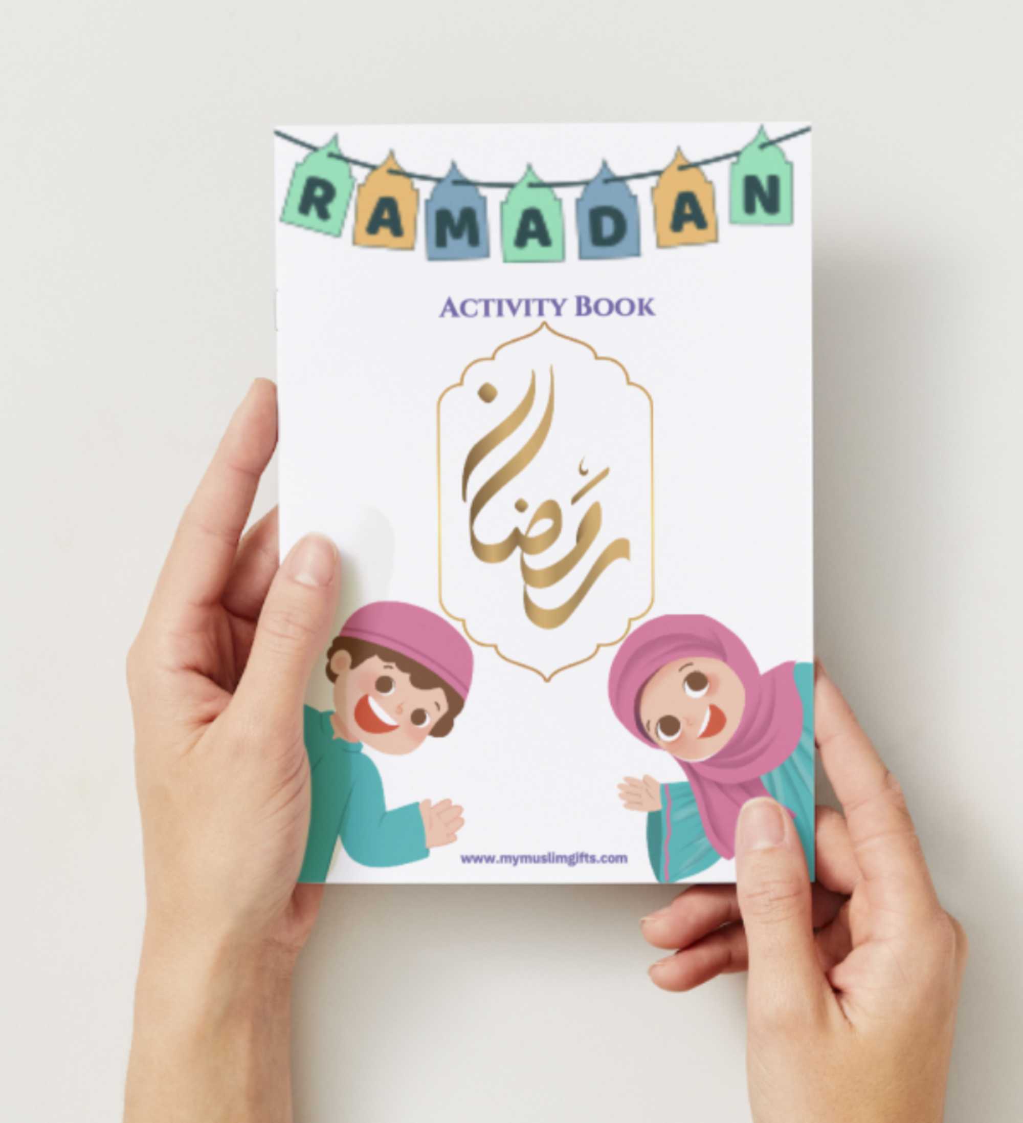 Ramadan Activity Book, Colouring Booklet & Crayons
