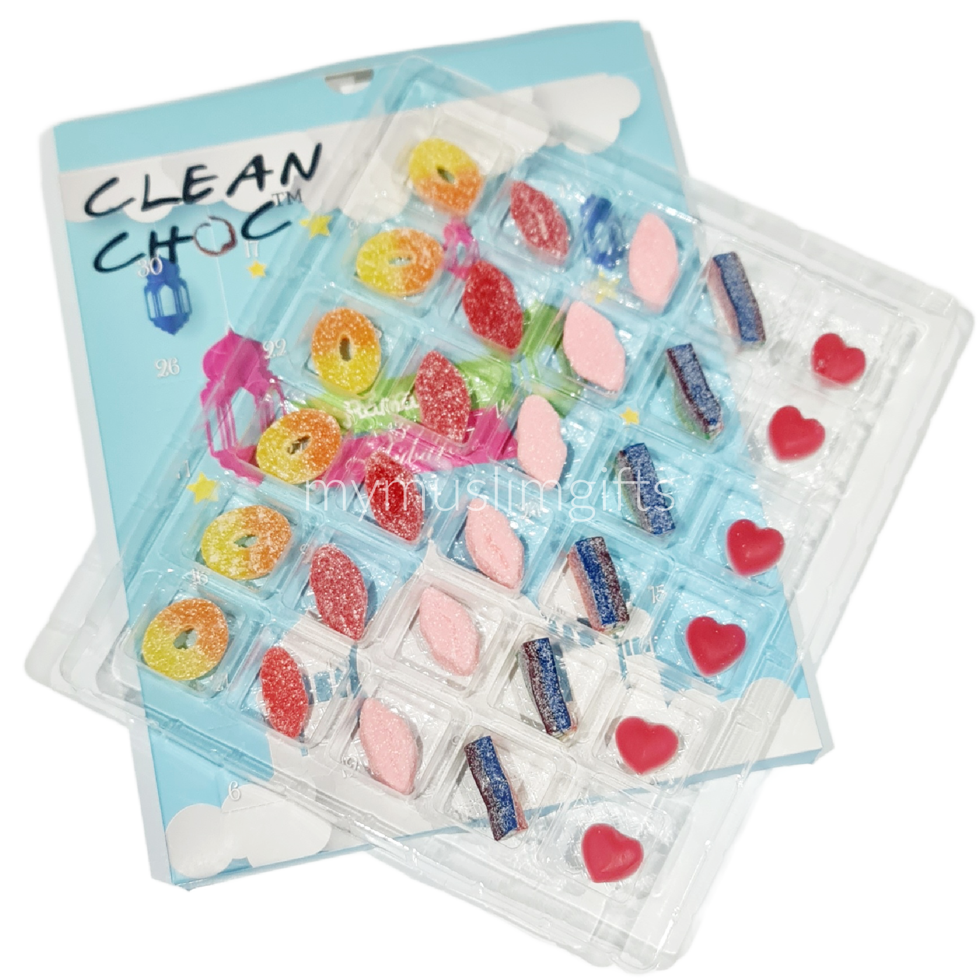 Ramadan Sweet Advent Calendar Gluten-Free Gelatine Free Vegetarian Halal No artificial Flavour