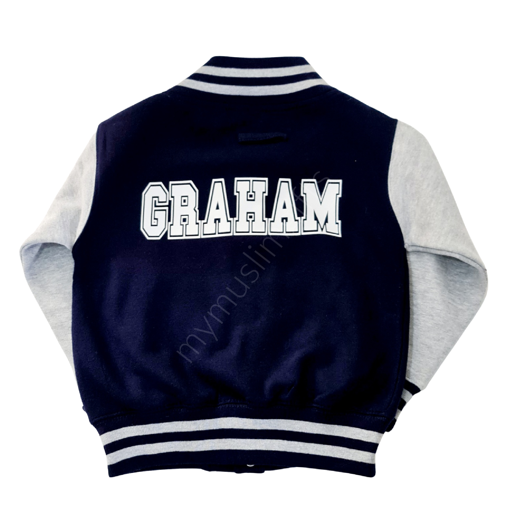 Kids Unisex Personalised Varsity Jacket, Kids Name , Number Varsity, Custom Varsity Jacket, Number Varsity Jacket, Kids Baseball Sport