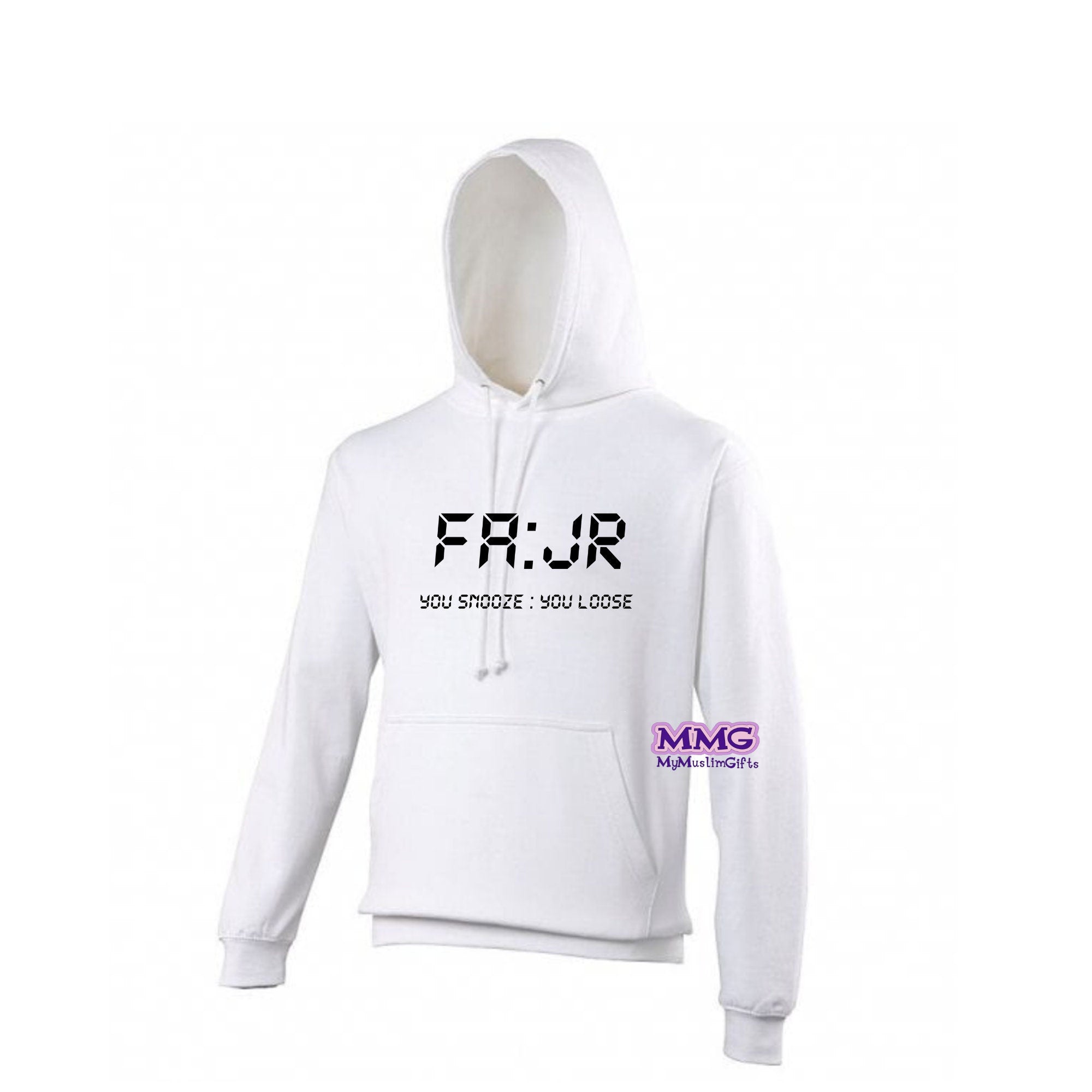 Unisex Islamic Fajr Hoodie-For Women- Men- Ladies-Eid Gift ,Anniversary Gift,Birthday Gift,For Her,Printed Custom