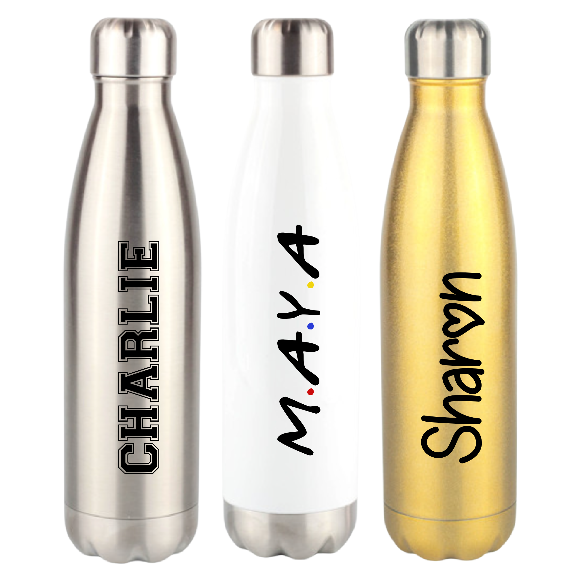 Personalised Reusable Insulated Water Bottle