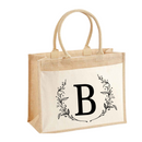 Jute and Cotton Tote Bag