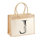 Jute and Cotton Tote Bag