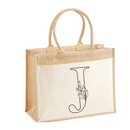 Jute and Cotton Tote Bag