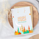 Eid Mubarak Colourful Greeting Card