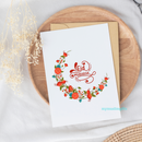 Eid Mubarak Colourful Greeting Card