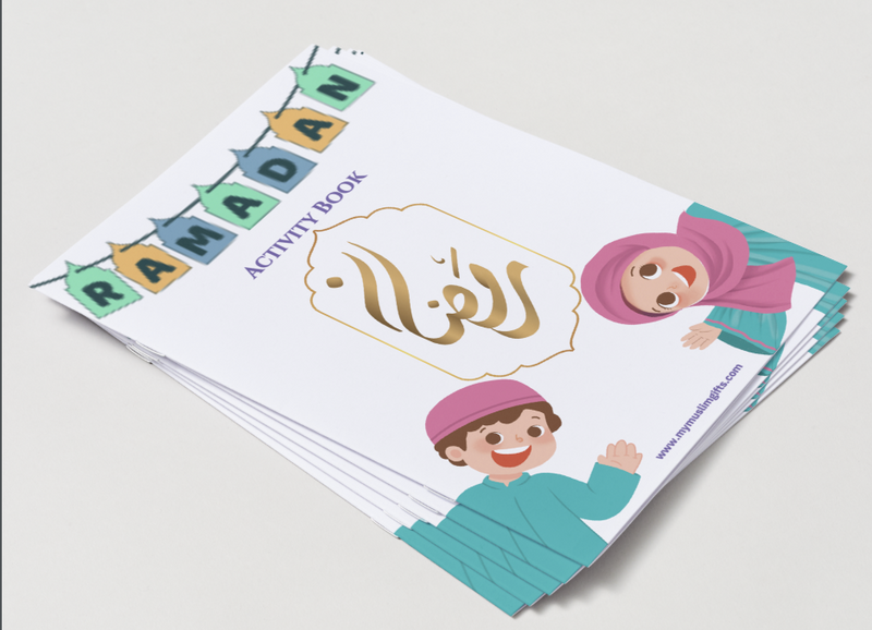 Ramadan Activity Book, Colouring Booklet & Crayons