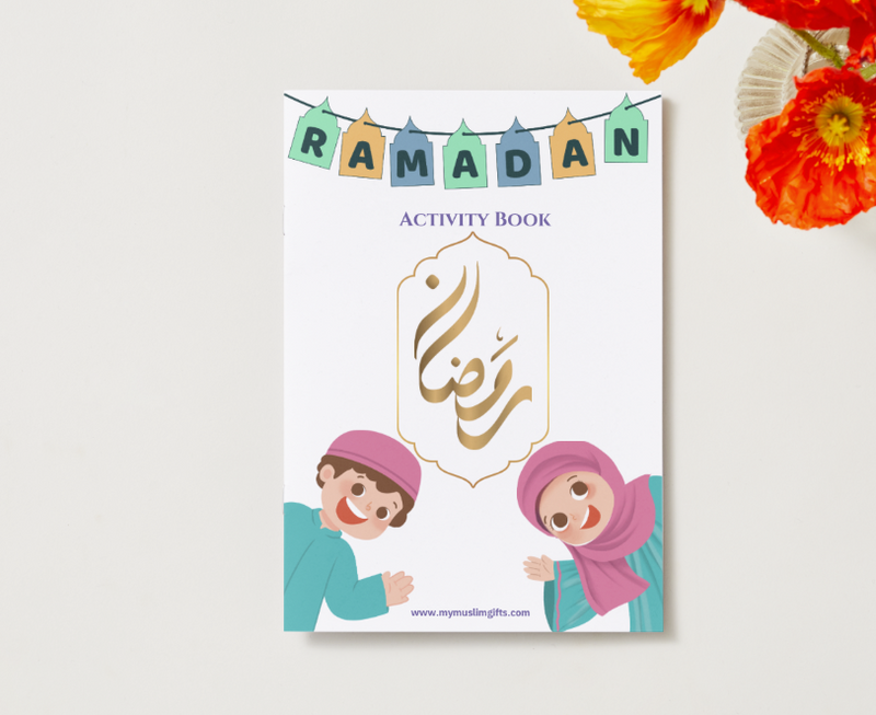 Ramadan Activity Book, Colouring Booklet & Crayons