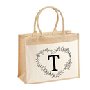 Jute and Cotton Tote Bag