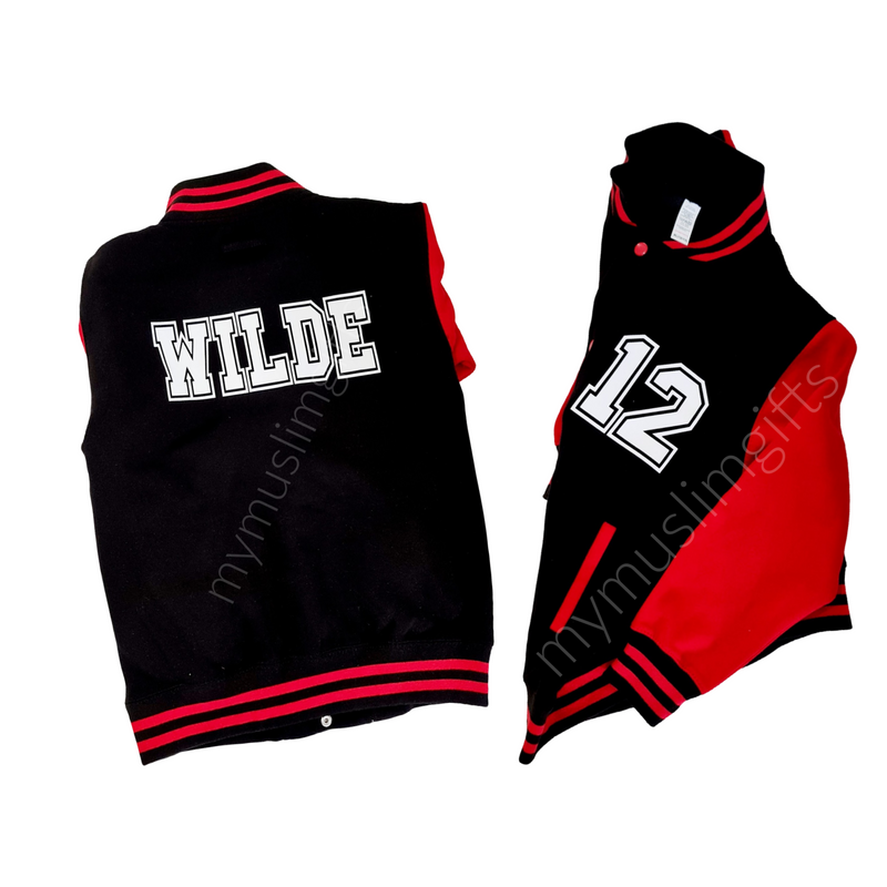 Adult Unisex  Personalised  Varsity Jacket , Number Varsity, Custom Varsity Jacket, Number Varsity Jacket, Baseball Sport