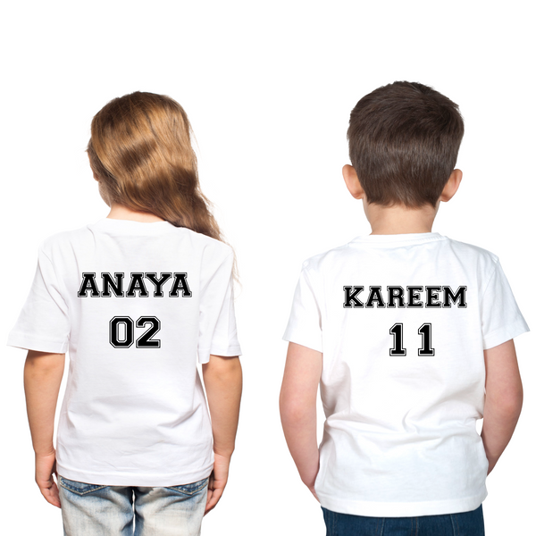 Kids Name Personalised T-Shirts