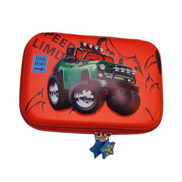 Green Truck Hardtop Pencil Case