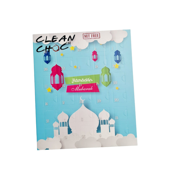 Ramadan Chocolate Advent Calendar Dairy-Free Gluten Free-Gelatine Free-Vegetarian-Halal-No Artificial Colour or Flavour