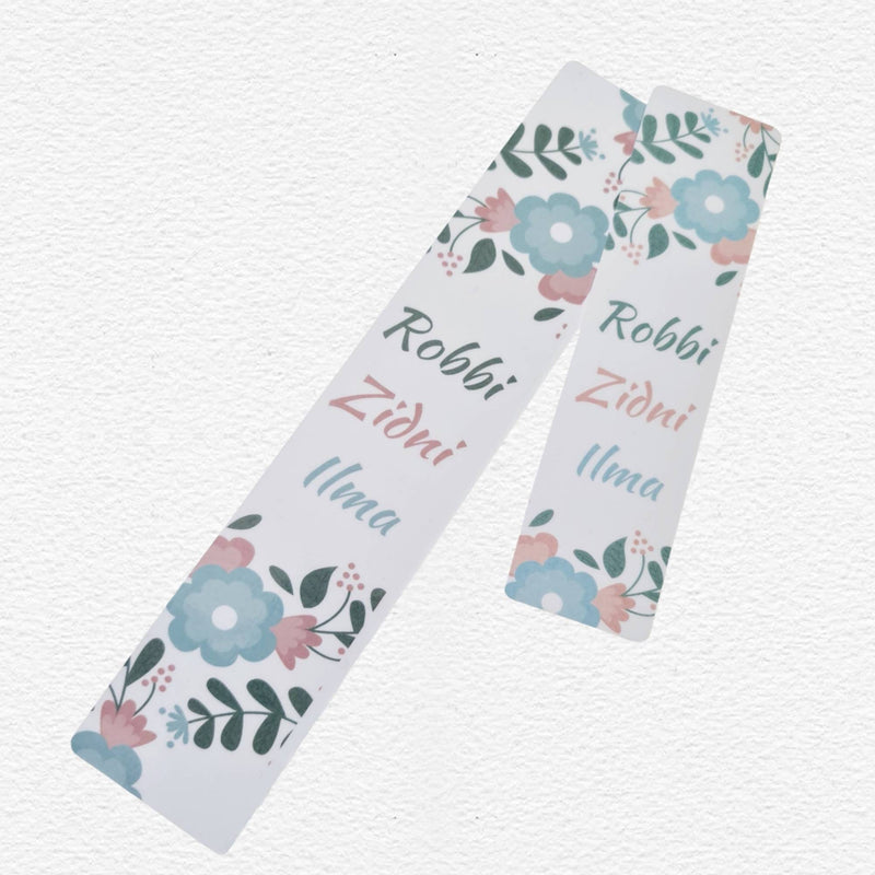 Islamic Bookmark Robbi Zidni Ilma | Double-sided bookmark | Waterproof